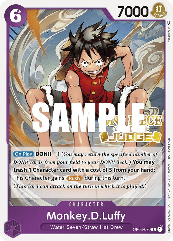 Monkey.D.Luffy (Judge Pack Vol. 2) [One Piece Promotion Cards] | Card Merchant Takapuna