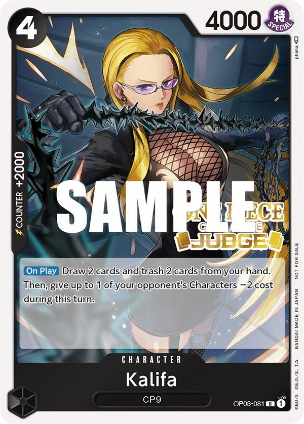 Kalifa (Judge Pack Vol. 2) [One Piece Promotion Cards] | Card Merchant Takapuna