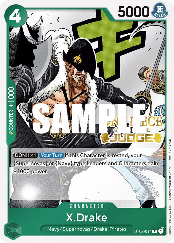 X.Drake (Judge Pack Vol. 2) [One Piece Promotion Cards] | Card Merchant Takapuna