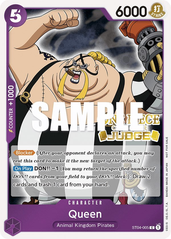 Queen (Judge Pack Vol. 2) [One Piece Promotion Cards] | Card Merchant Takapuna