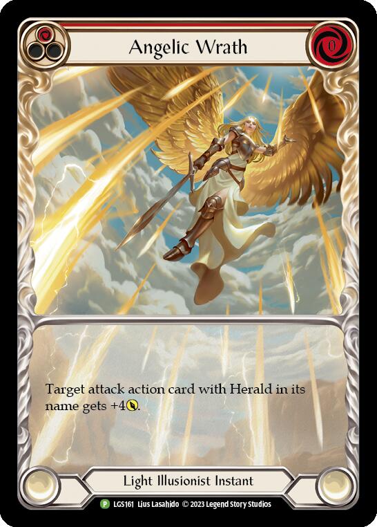 Angelic Wrath (Red) [LGS161] (Promo)  Rainbow Foil | Card Merchant Takapuna