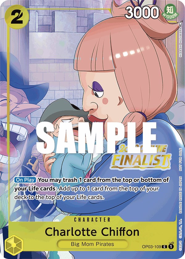 Charlotte Chiffon (Offline Regional 2023) [Finalist] [One Piece Promotion Cards] | Card Merchant Takapuna