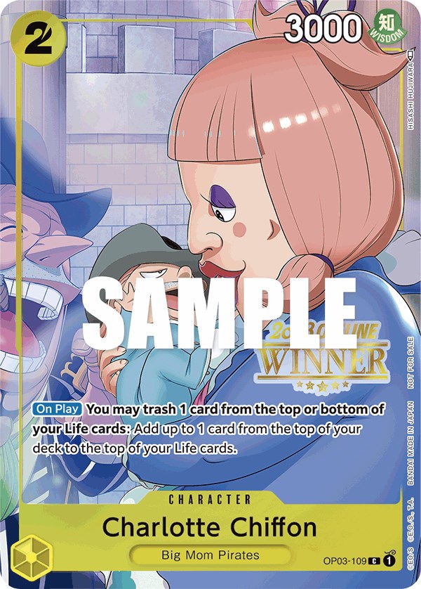 Charlotte Chiffon (Offline Regional 2023) [Winner] [One Piece Promotion Cards] | Card Merchant Takapuna