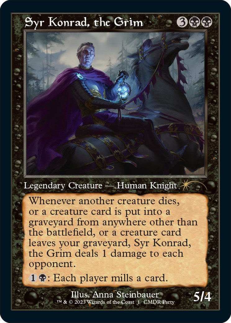 Syr Konrad, the Grim (Retro) [MagicFest 2023] | Card Merchant Takapuna