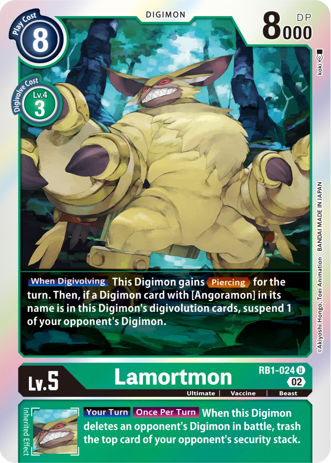 Lamortmon [RB1-024] [Resurgence Booster] | Card Merchant Takapuna