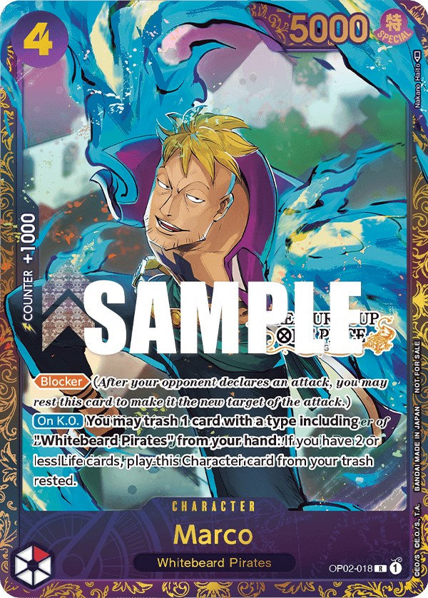 Marco (Treasure Cup) [One Piece Promotion Cards] | Card Merchant Takapuna