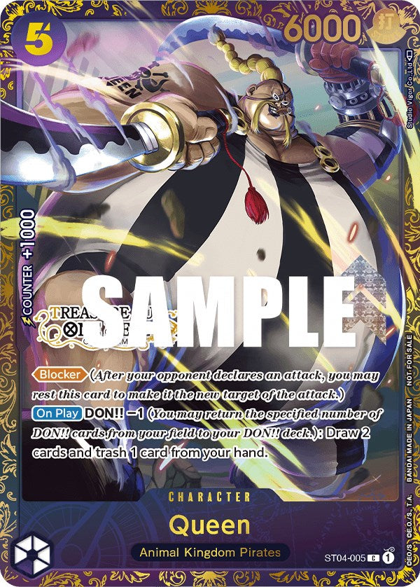 Queen (Treasure Cup) [One Piece Promotion Cards] | Card Merchant Takapuna