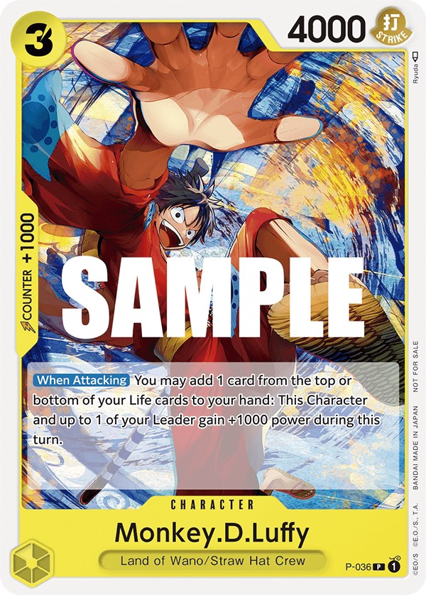 Monkey.D.Luffy (Pre-Release Tournament) [One Piece Promotion Cards] | Card Merchant Takapuna