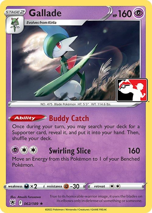 Gallade (062/189) [Prize Pack Series Three] | Card Merchant Takapuna