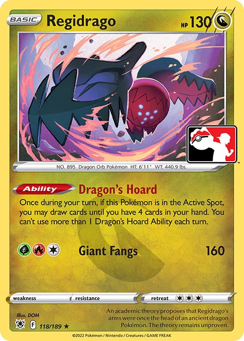 Regidrago (118/189) [Prize Pack Series Three] | Card Merchant Takapuna