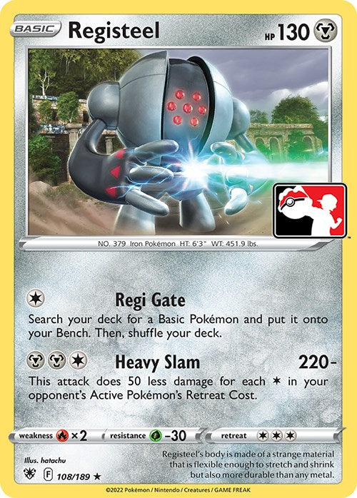 Registeel (108/189) [Prize Pack Series Three] | Card Merchant Takapuna