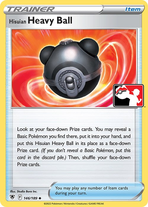 Hisuian Heavy Ball (146/189) [Prize Pack Series Three] | Card Merchant Takapuna