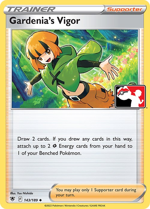 Gardenia's Vigor (143/189) [Prize Pack Series Three] | Card Merchant Takapuna