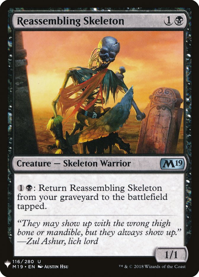 Reassembling Skeleton [Mystery Booster] | Card Merchant Takapuna