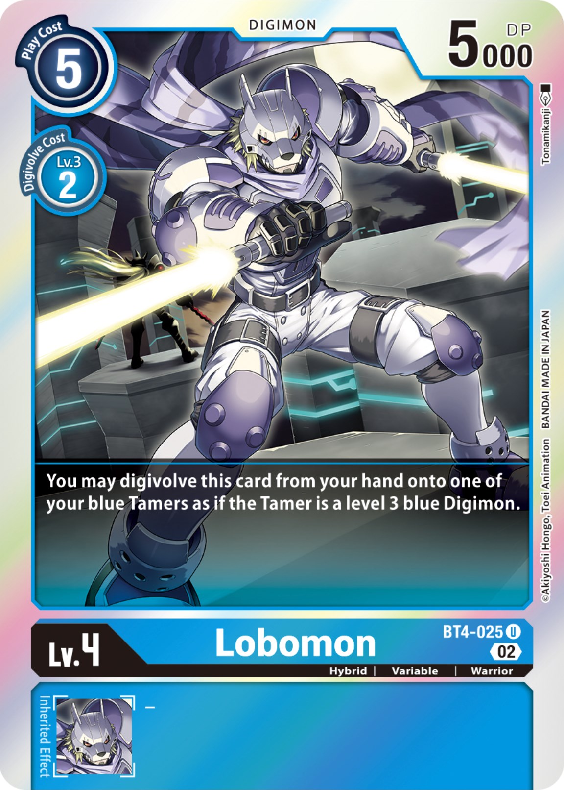 Lobomon [BT4-025] [Resurgence Booster] | Card Merchant Takapuna