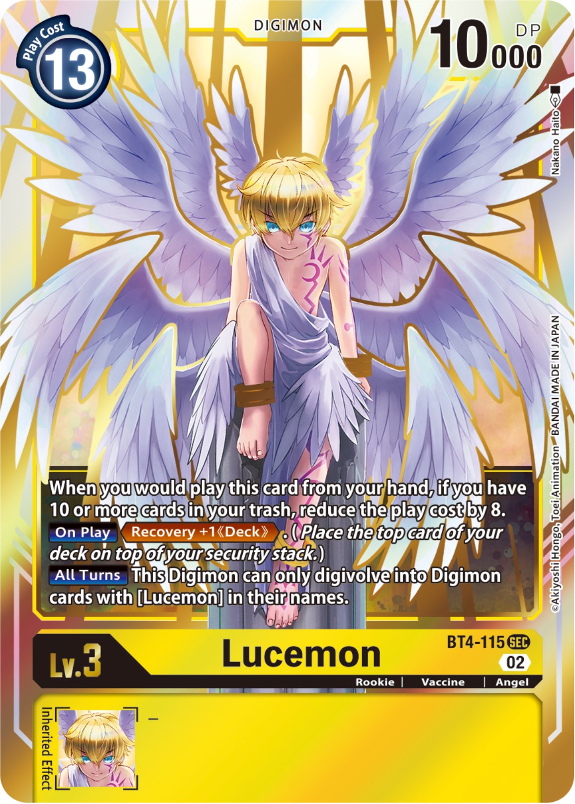 Lucemon [BT4-115] (Resurgence Booster Reprint) [Resurgence Booster] | Card Merchant Takapuna