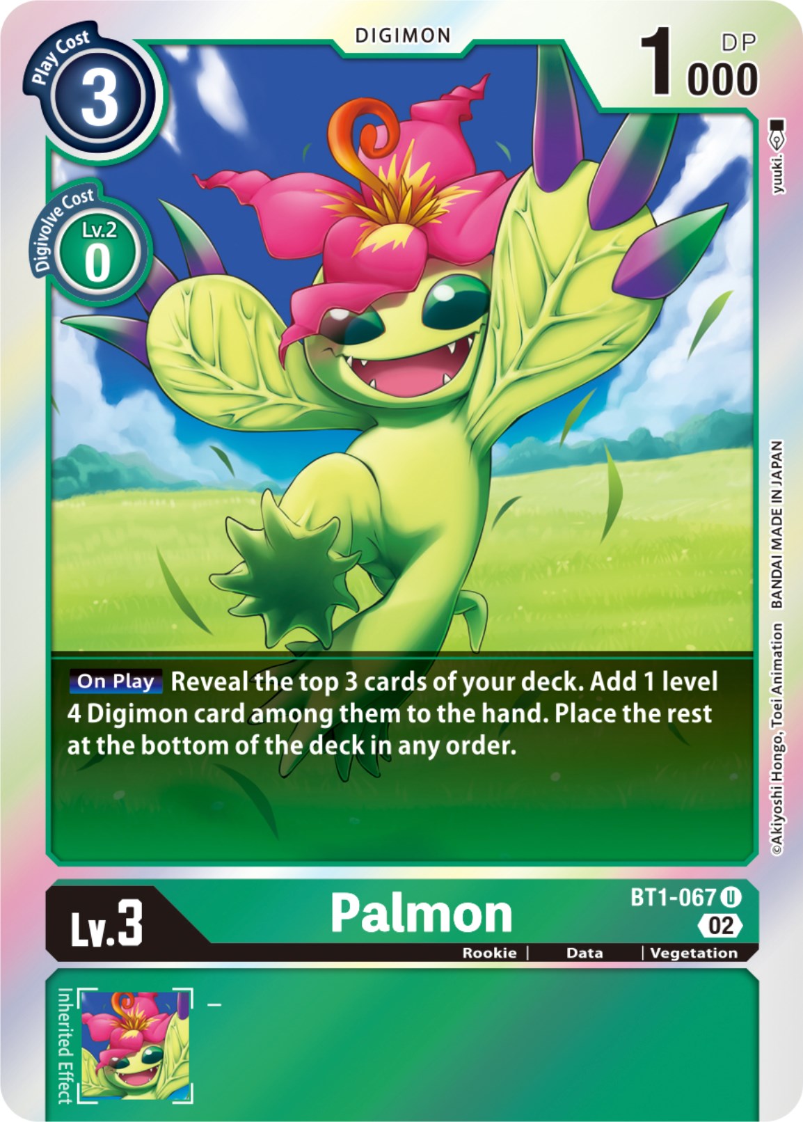 Palmon [BT1-067] [Resurgence Booster] | Card Merchant Takapuna