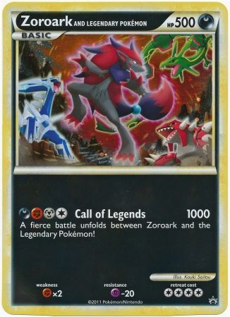 Zoroark and Legendary Pokemon (Jumbo Card) [Miscellaneous Cards] | Card Merchant Takapuna