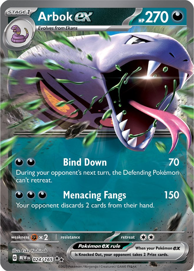 Arbok ex (024/165) [Scarlet & Violet 151] | Card Merchant Takapuna