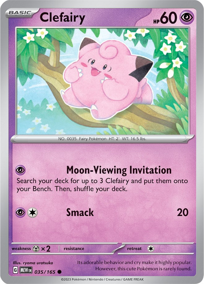 Clefairy (035/165) [Scarlet & Violet 151] | Card Merchant Takapuna