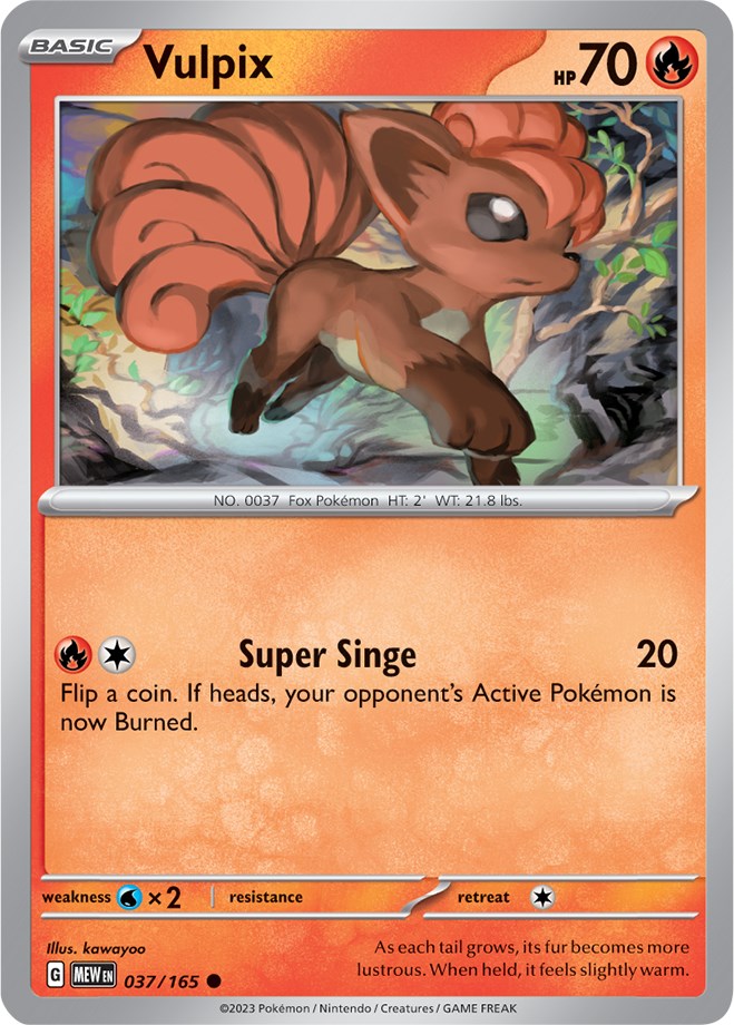 Vulpix (037/165) [Scarlet & Violet: 151] | Card Merchant Takapuna