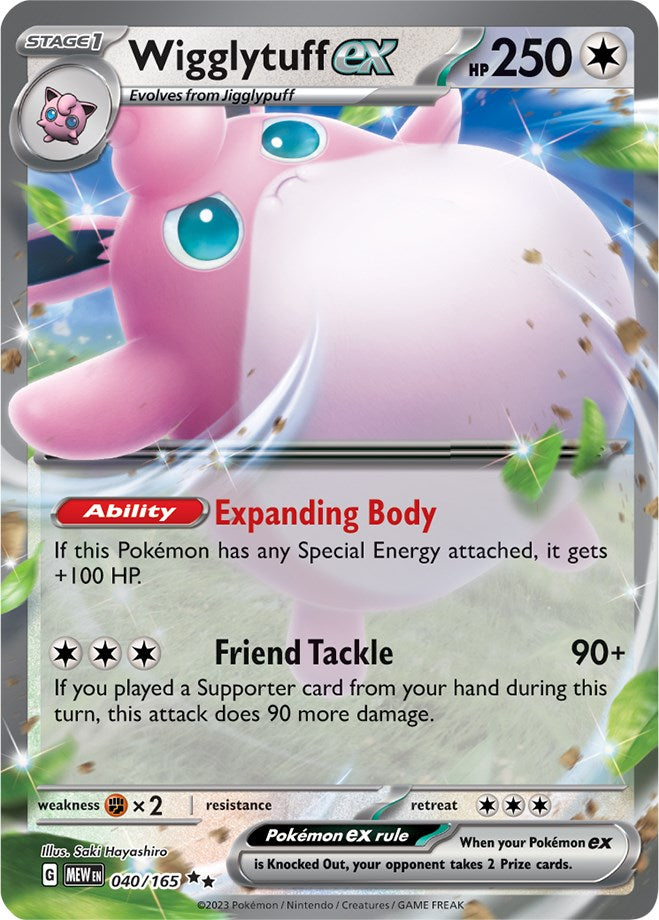 Wigglytuff ex (040/165) [Scarlet & Violet 151] | Card Merchant Takapuna