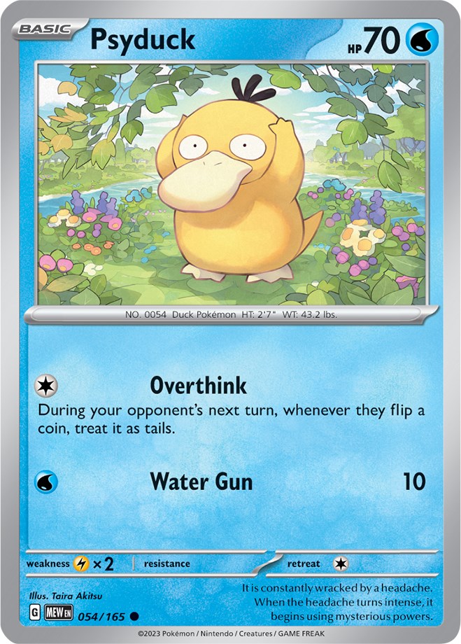 Psyduck (054/165) [Scarlet & Violet 151] | Card Merchant Takapuna