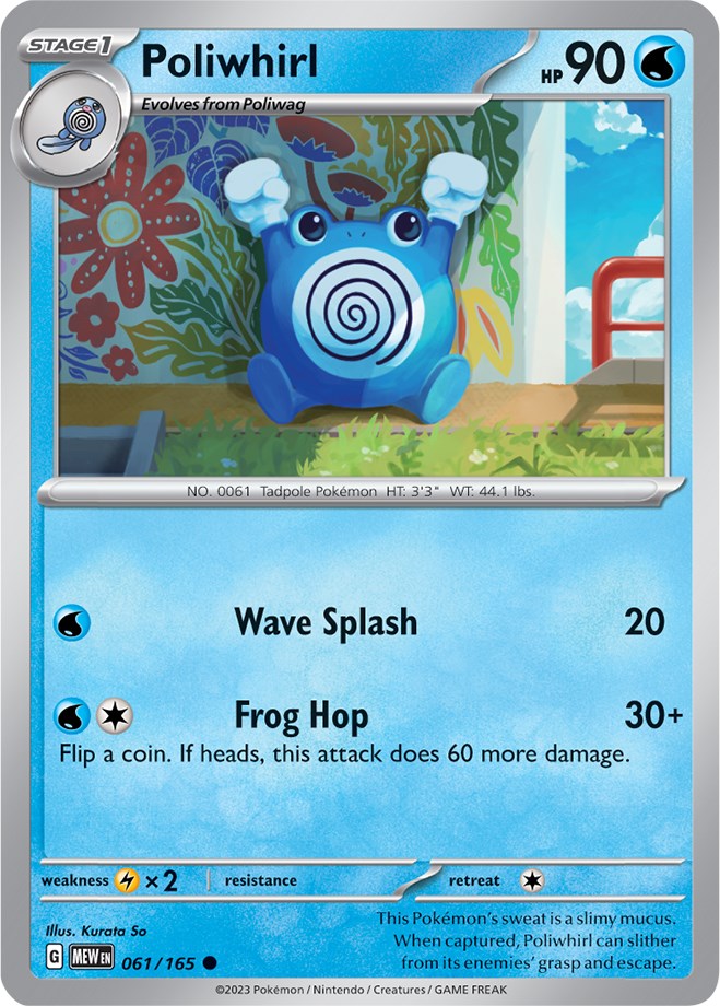 Poliwhirl (061/165) [Scarlet & Violet: 151] | Card Merchant Takapuna