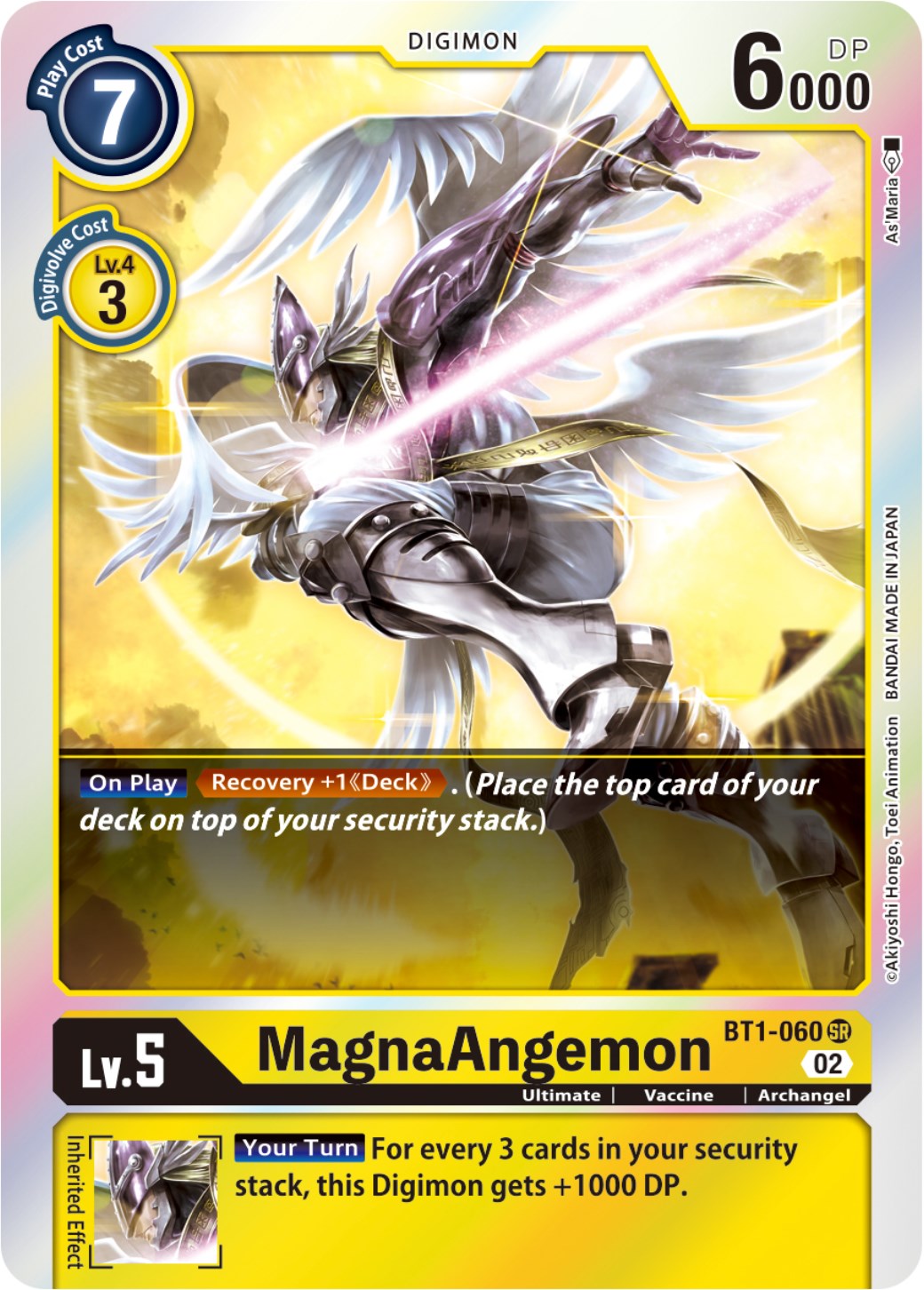 MagnaAngemon [BT1-060] (Resurgence Booster Reprint) [Resurgence Booster] | Card Merchant Takapuna