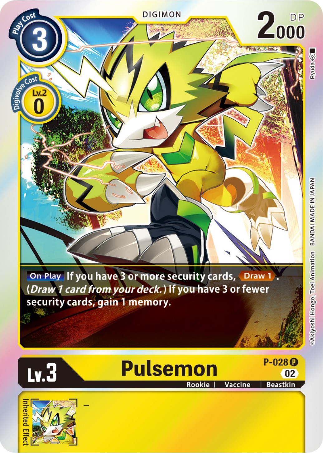 Pulsemon [P-028] (Resurgence Booster Reprint) [Promotional Cards] | Card Merchant Takapuna