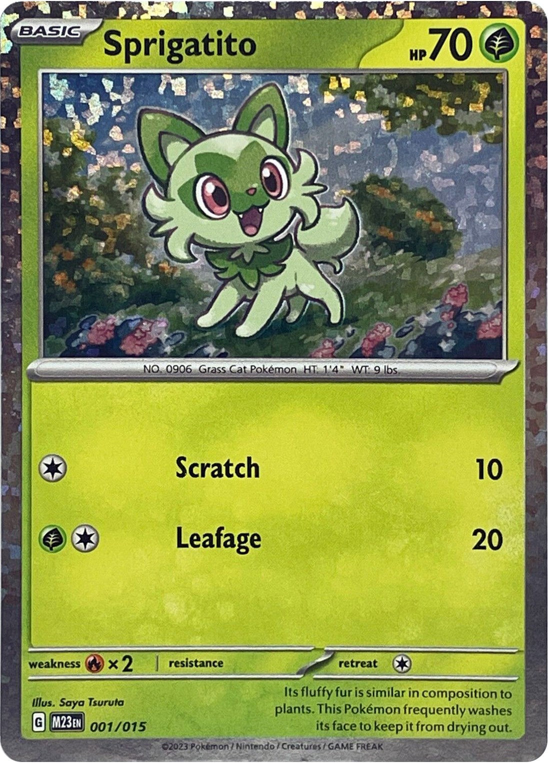 Sprigatito (001/015) [McDonald's Promos: 2023 Collection] | Card Merchant Takapuna