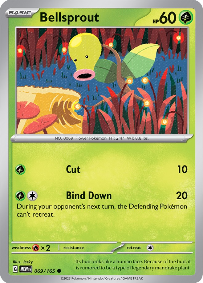 Bellsprout (069/165) [Scarlet & Violet 151] | Card Merchant Takapuna