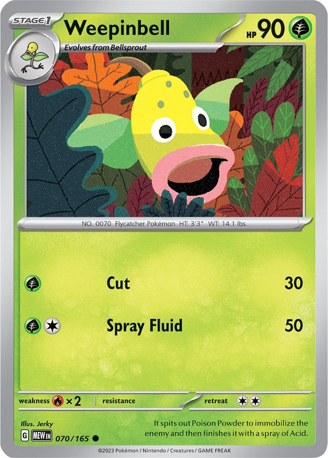 Weepinbell (070/165) [Scarlet & Violet 151] | Card Merchant Takapuna