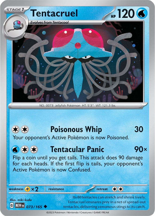 Tentacruel (073/165) [Scarlet & Violet 151] | Card Merchant Takapuna