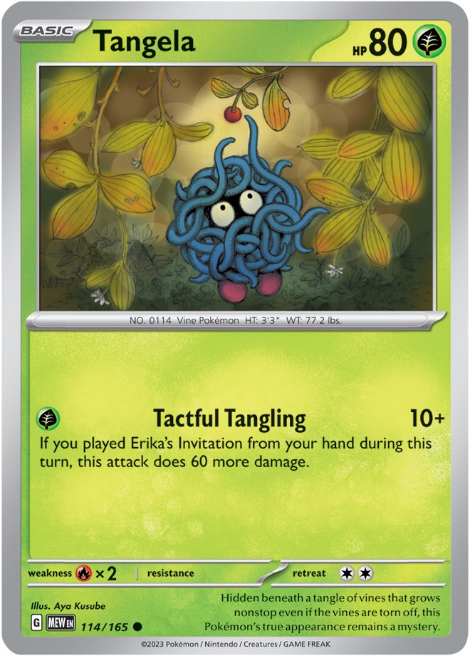 Tangela (114/165) [Scarlet & Violet 151] | Card Merchant Takapuna