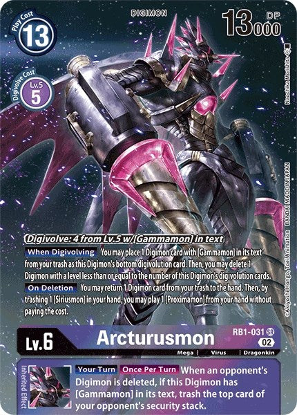 Arcturusmon (Textured Alternate Art) [Resurgence Booster] | Card Merchant Takapuna