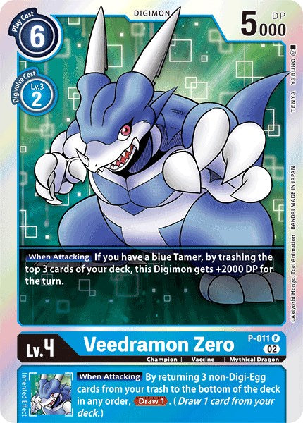 Veedramon Zero [P-011] (Resurgence Booster Reprint) [Resurgence Booster] | Card Merchant Takapuna