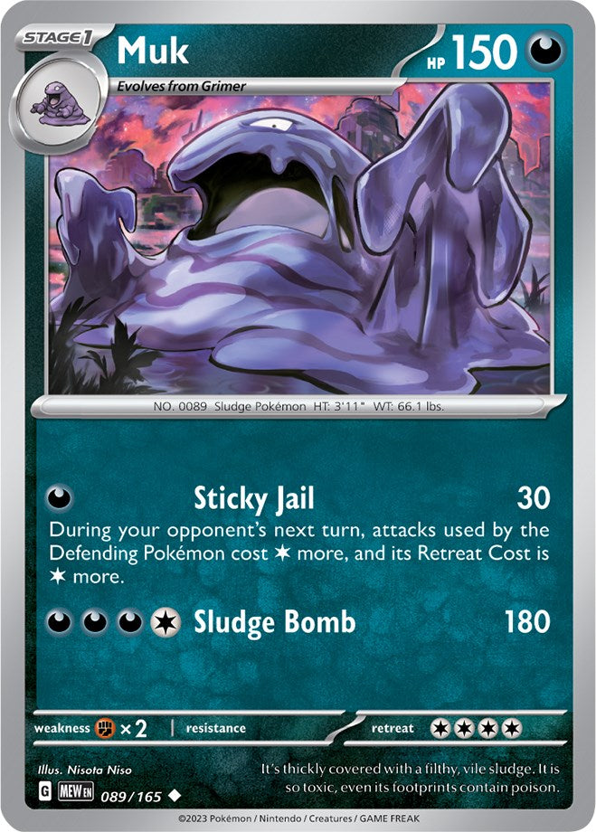 Muk (089/165) [Scarlet & Violet: 151] | Card Merchant Takapuna