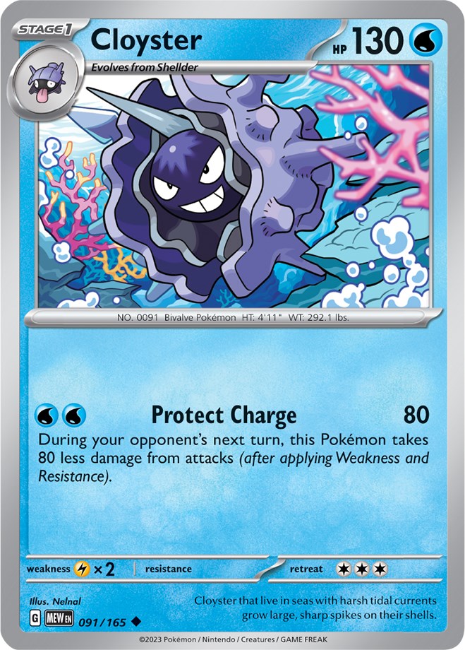 Cloyster (091/165) [Scarlet & Violet 151] | Card Merchant Takapuna