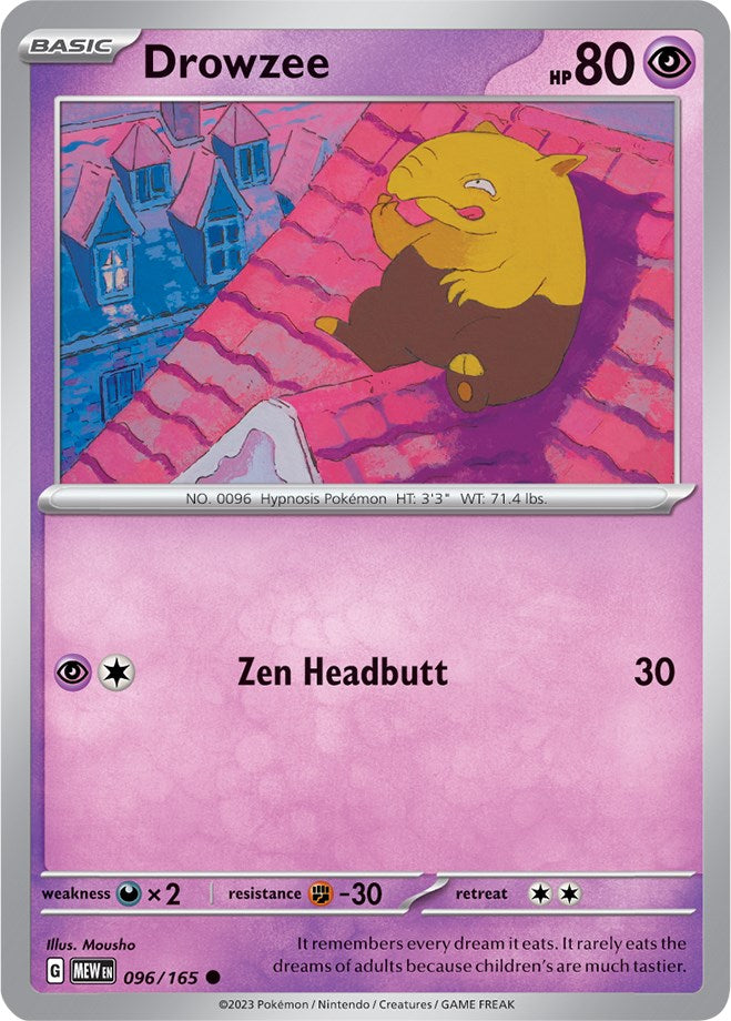 Drowzee (096/165) [Scarlet & Violet 151] | Card Merchant Takapuna