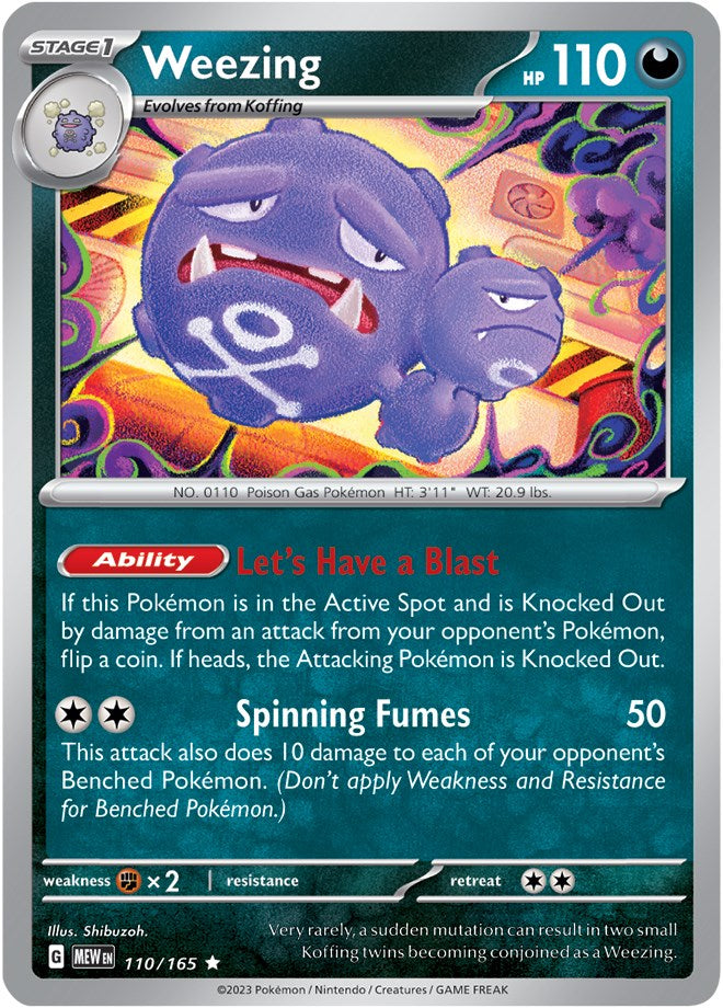 Weezing (110/165) [Scarlet & Violet 151] | Card Merchant Takapuna