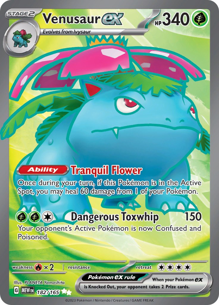 Venusaur ex (182/165) [Scarlet & Violet 151] | Card Merchant Takapuna