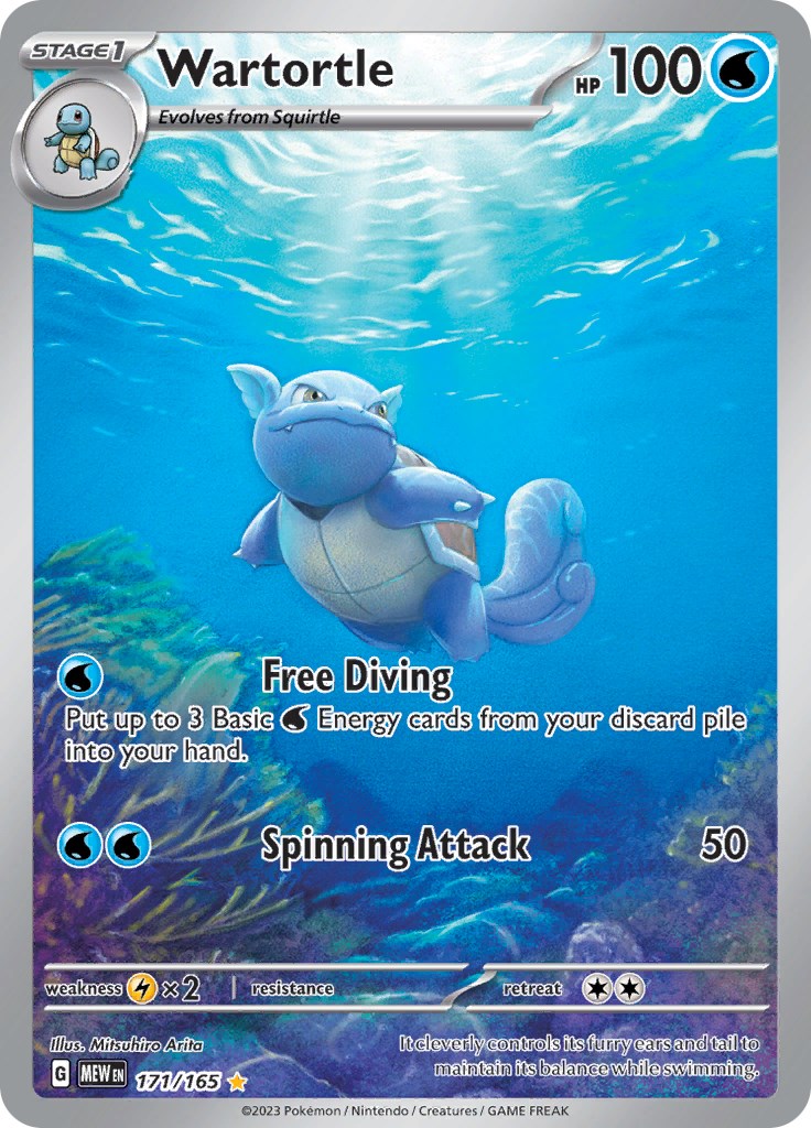 Wartortle (171/165) [Scarlet & Violet 151] | Card Merchant Takapuna