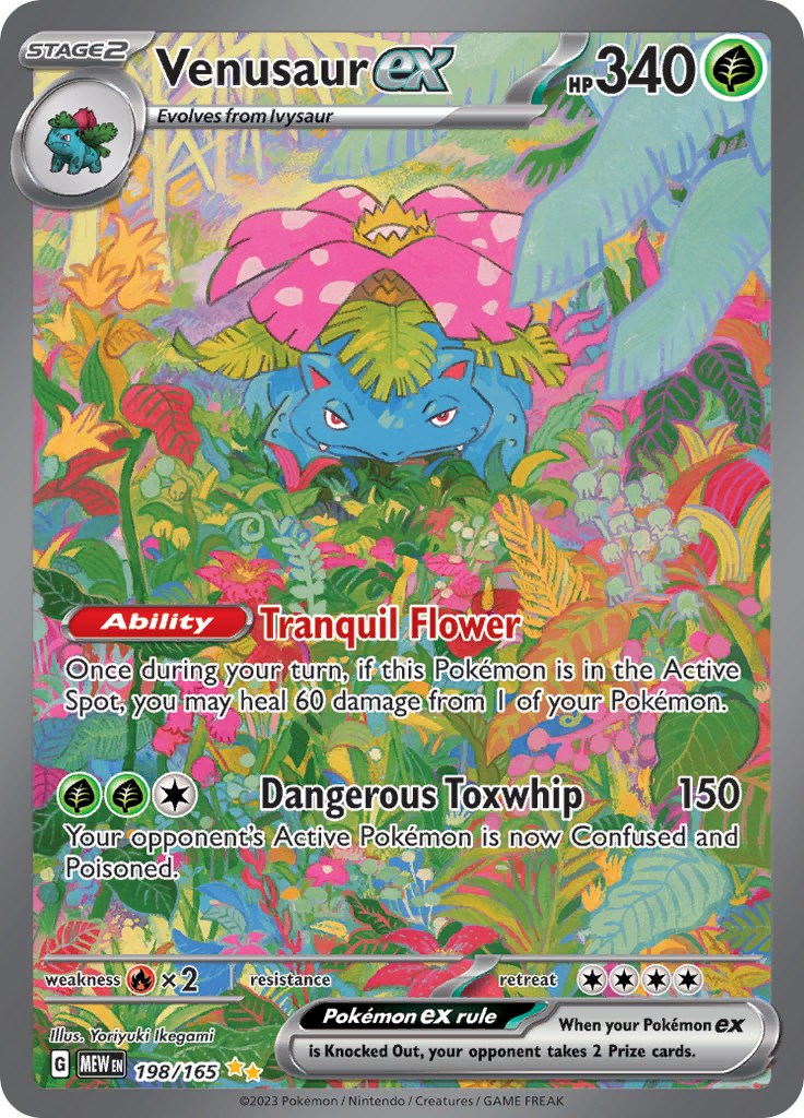 Venusaur ex (198/165) [Scarlet & Violet: 151] | Card Merchant Takapuna