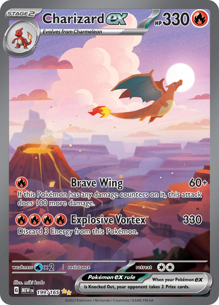 Charizard ex (199/165) [Scarlet & Violet 151] | Card Merchant Takapuna