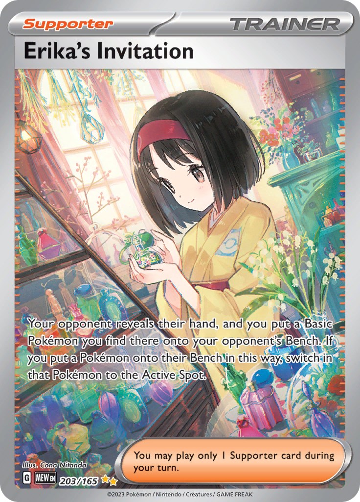 Erika's Invitation (203/165) [Scarlet & Violet: 151] | Card Merchant Takapuna