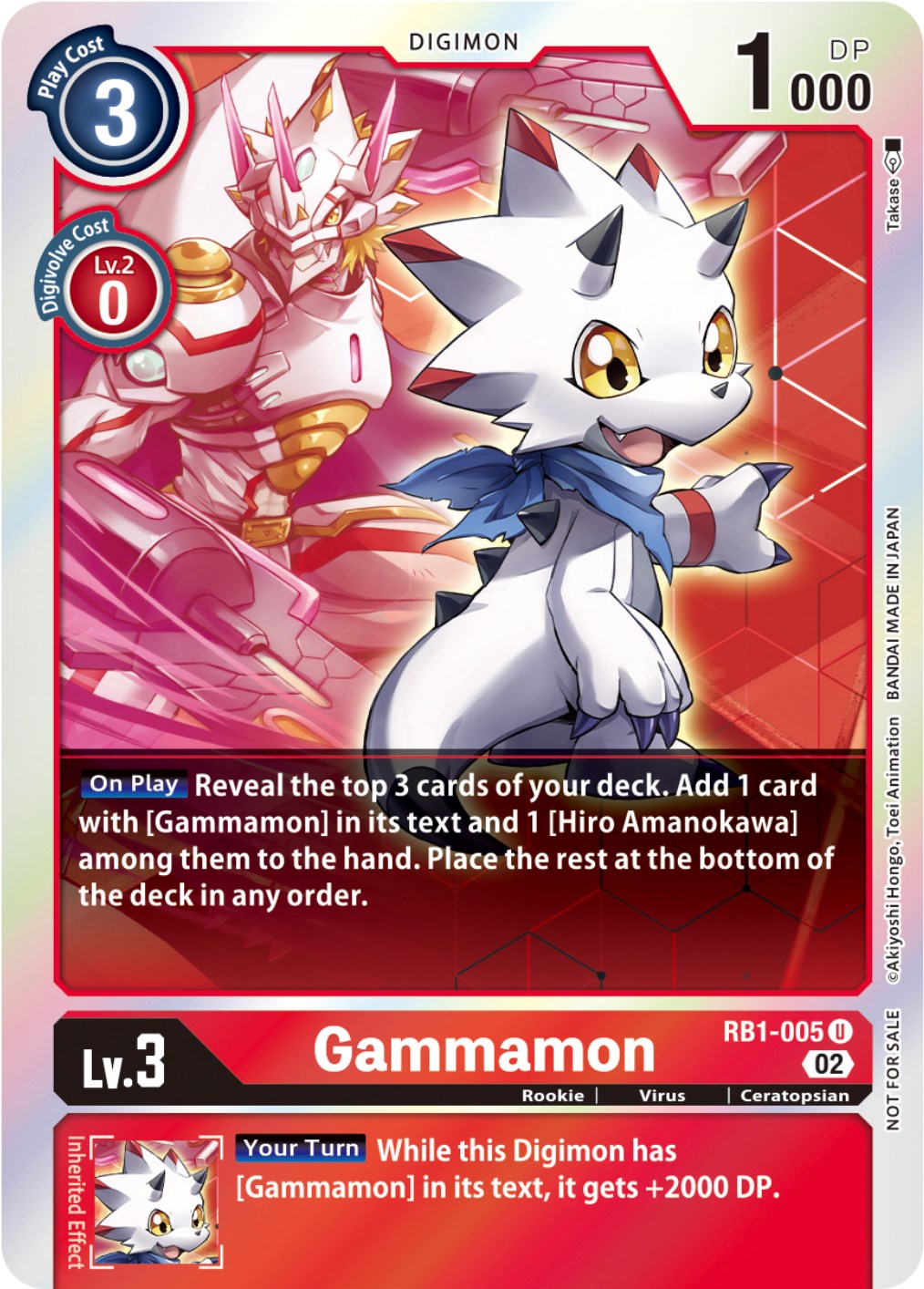 Gammamon [RB1-005] (Box Topper) [Resurgence Booster] | Card Merchant Takapuna