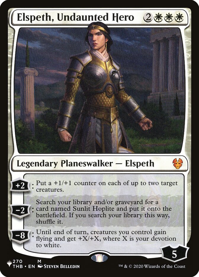 Elspeth, Undaunted Hero [The List] | Card Merchant Takapuna