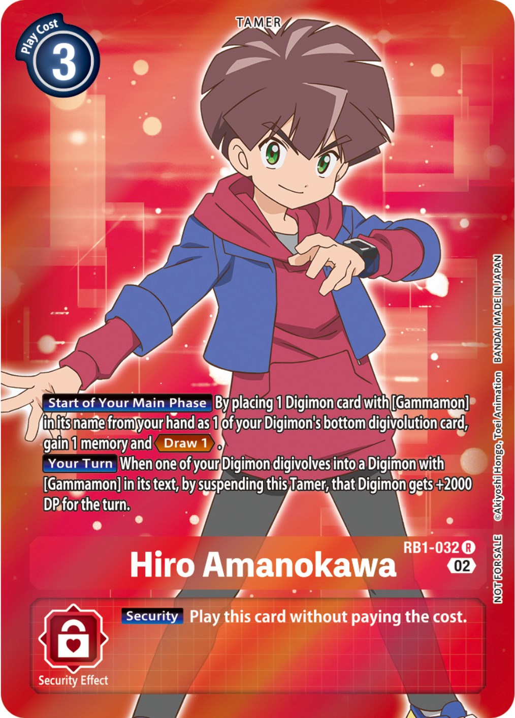 Hiro Amanokawa [RB1-032] (Box Topper) [Resurgence Booster] | Card Merchant Takapuna