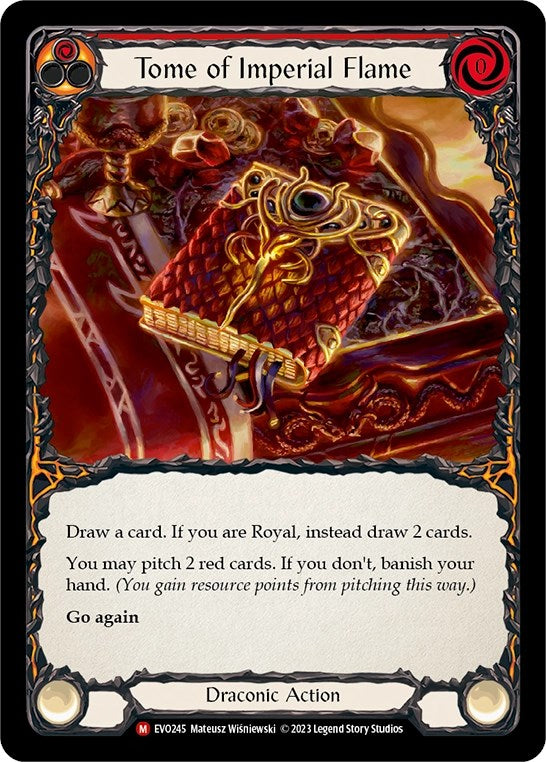 Tome of Imperial Flame [EVO245] (Bright Lights) | Card Merchant Takapuna